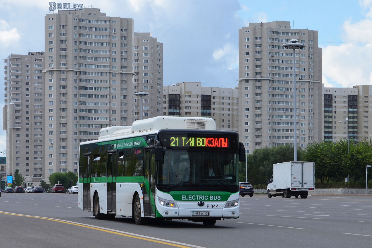 Astana, Yutong E12LF (ZK6128BEVG) (SaryarkaAvtoProm) č. E044
