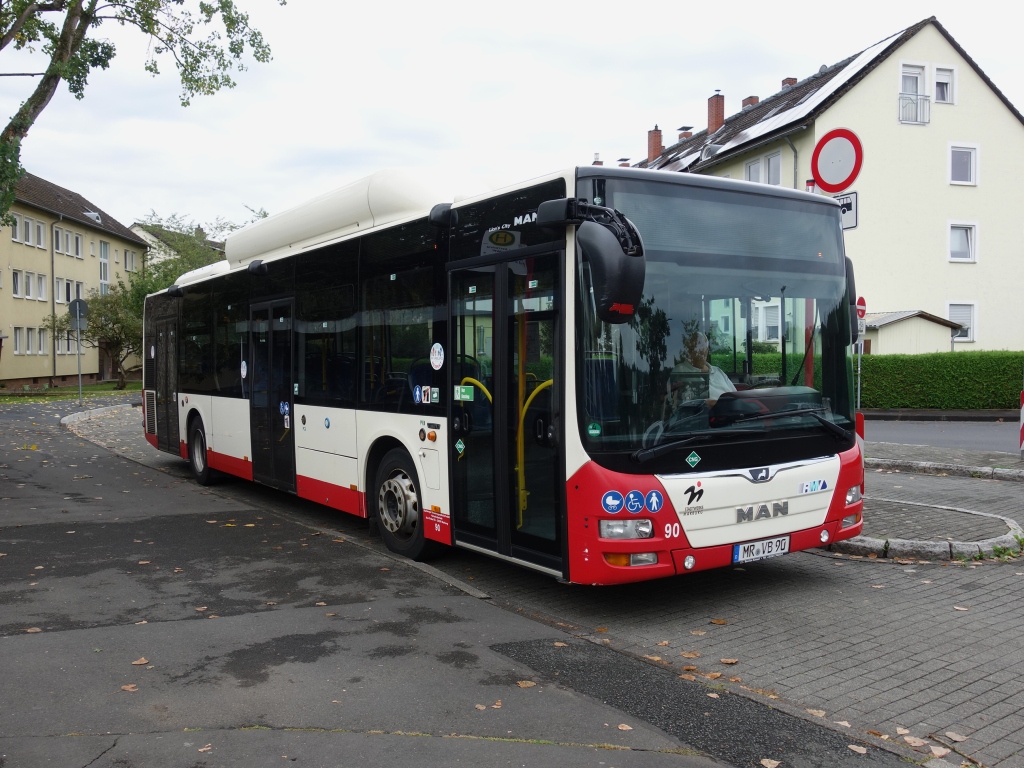 Гессен, MAN A21 Lion's City NL313 CNG № 90