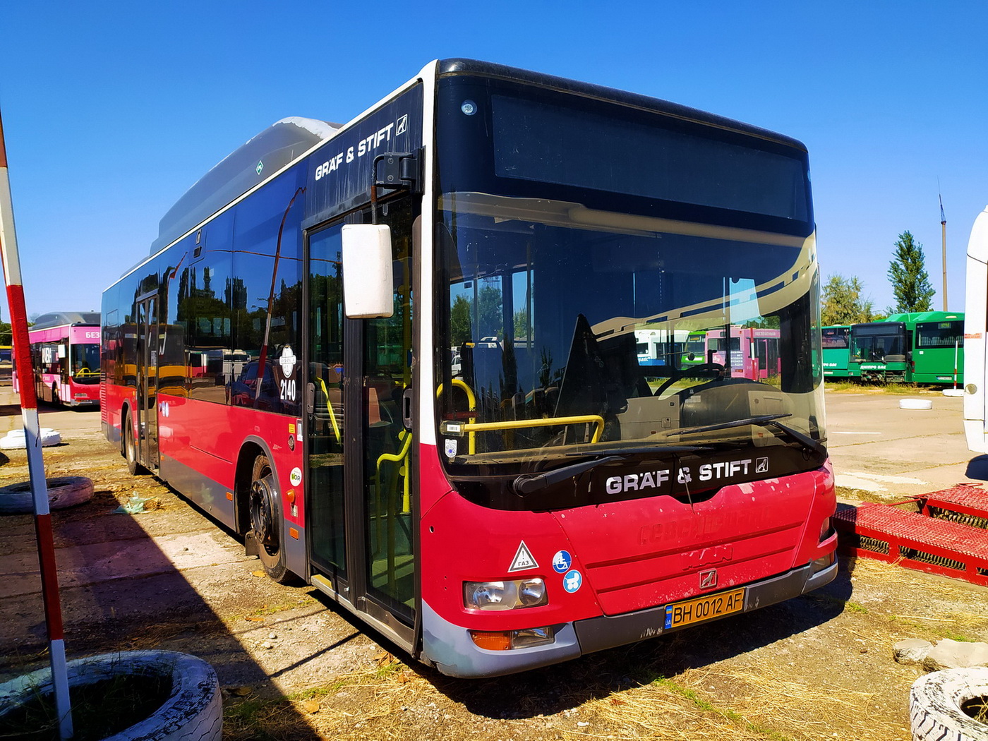 Одесская область, MAN A21 Lion's City NL273 LPG № 2140