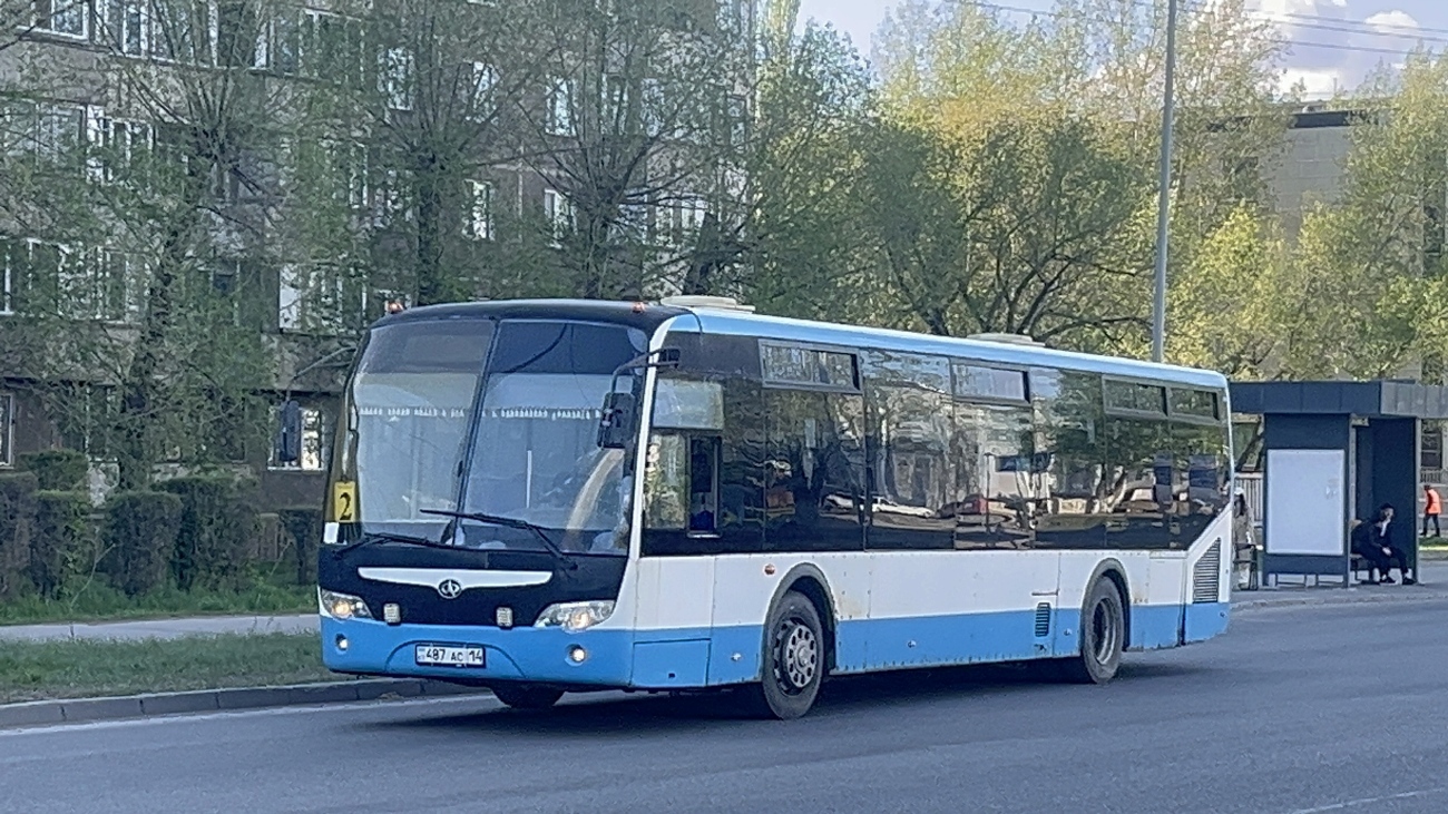 Павлодарская область, Zonda YCK6128HC № 487 AC 14