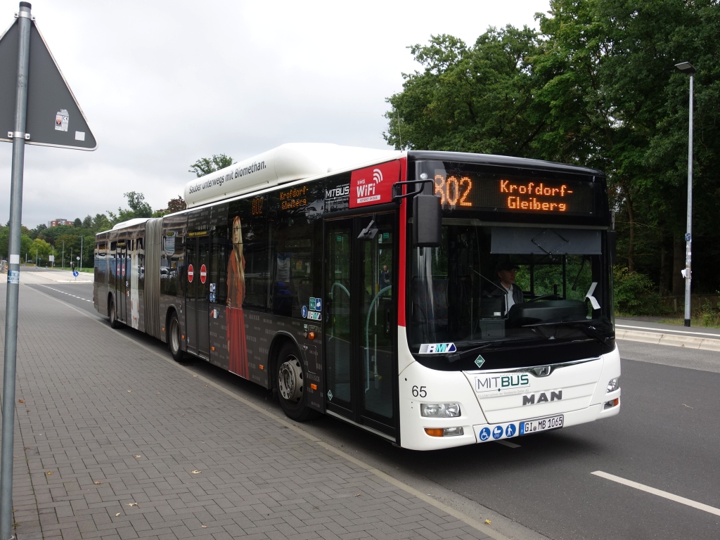 Гессен, MAN A23 Lion's City G NG313 CNG № 65 Гессен, MAN A23 Lion's City G NG313 CNG № 65