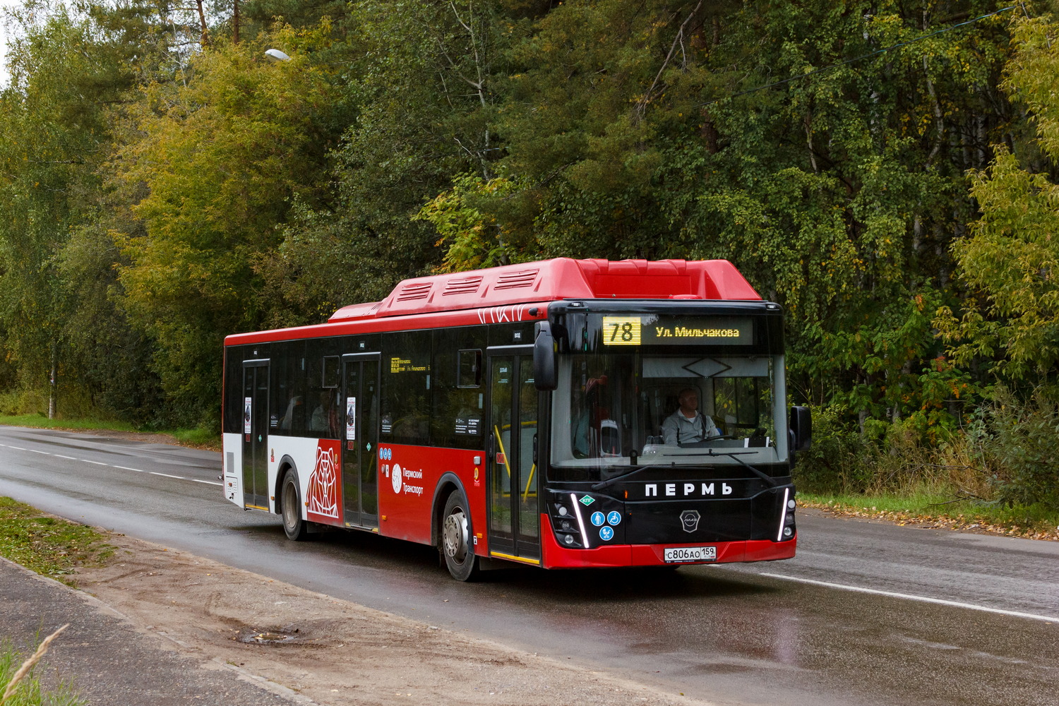 Пермский край, ЛиАЗ-5292.67 (CNG) № С 806 АО 159