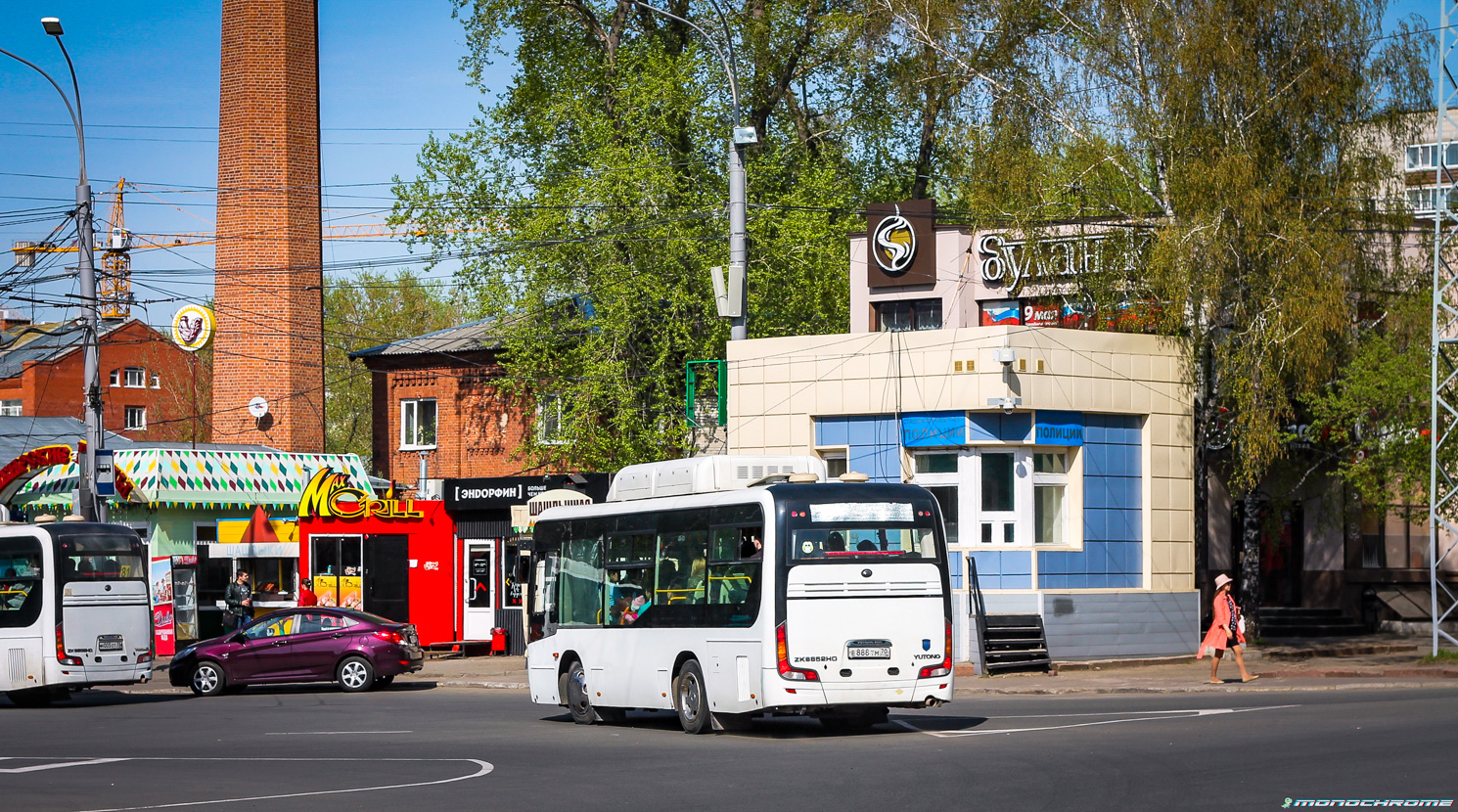 Томская область, Yutong ZK6852HG № Е 888 ТМ 70