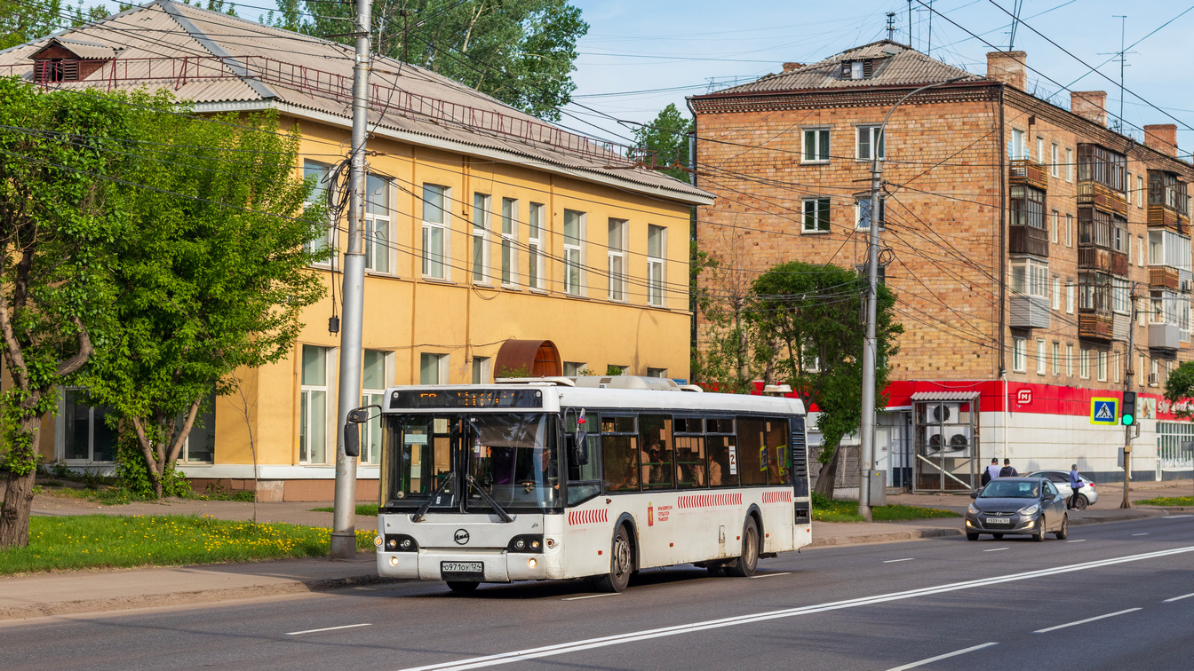 Красноярский край, ЛиАЗ-5292.21 № О 971 ОУ 124