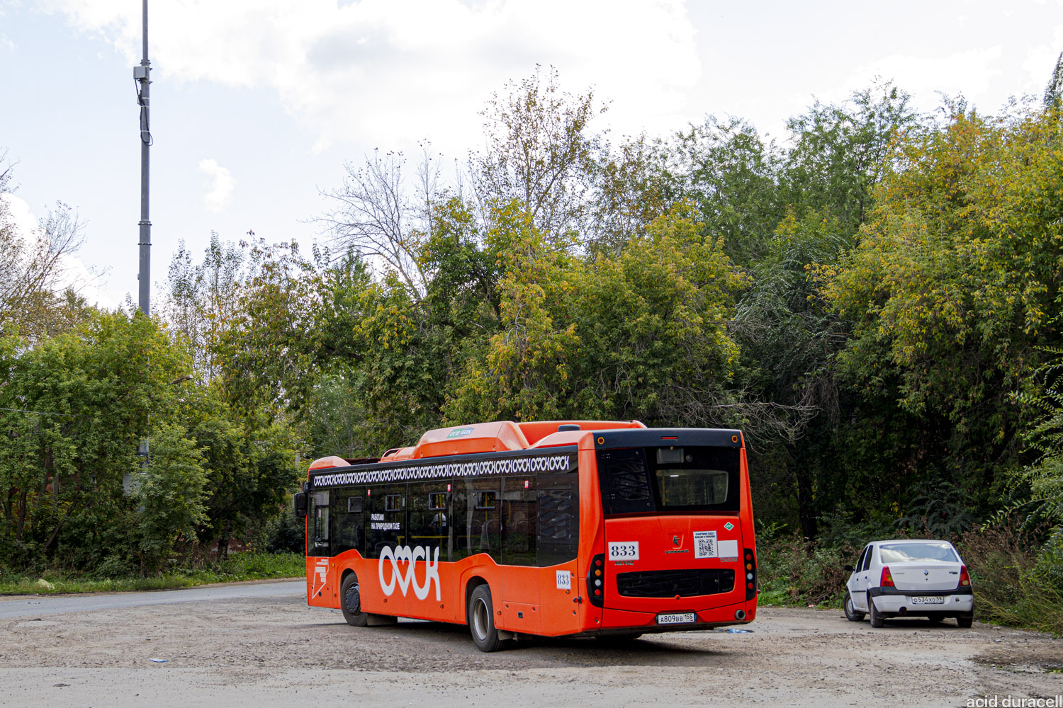 Омская область, НефАЗ-5299-40-57 (CNG) № 833 Омская область, НефАЗ-5299-40-57 (CNG) № 833