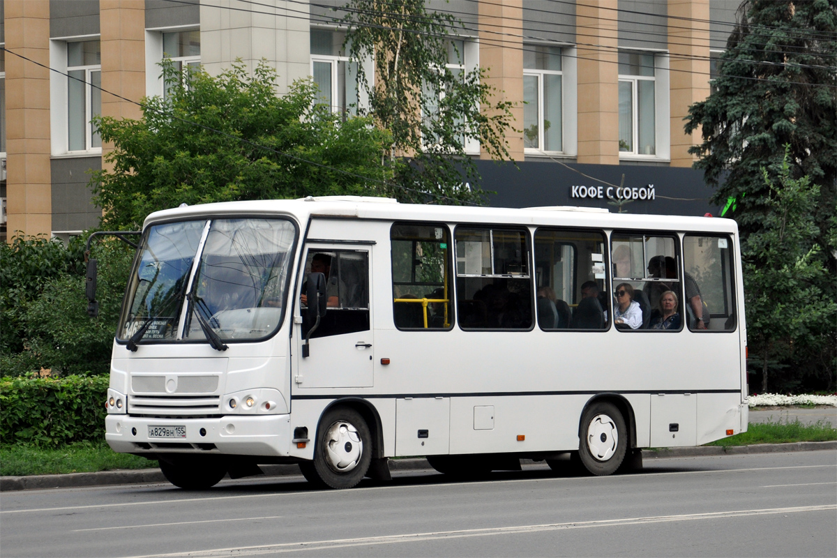 Омская область, ПАЗ-320402-05 № А 829 ВН 155