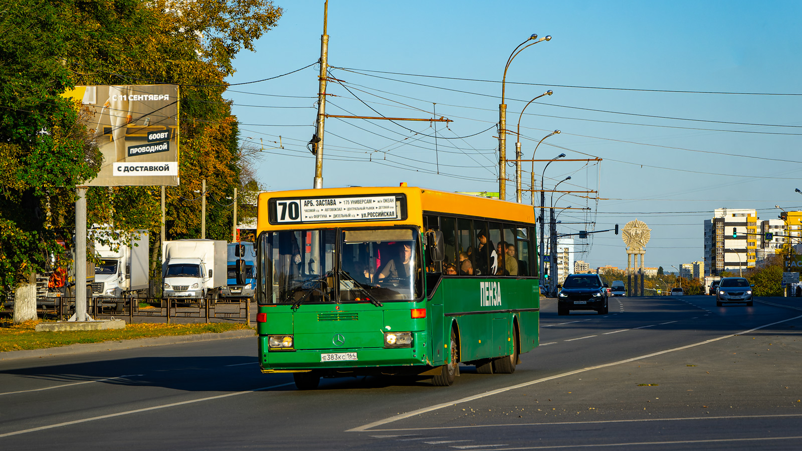 Penza region, Mercedes-Benz O405 Nr. Е 383 КС 164