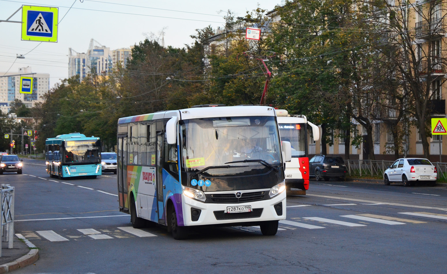 Санкт-Петербург, ПАЗ-320415-04 "Vector Next" № Т 287 КО 198 Санкт-Петербург, ПАЗ-320415-04 "Vector Next" № Т 287 КО 198