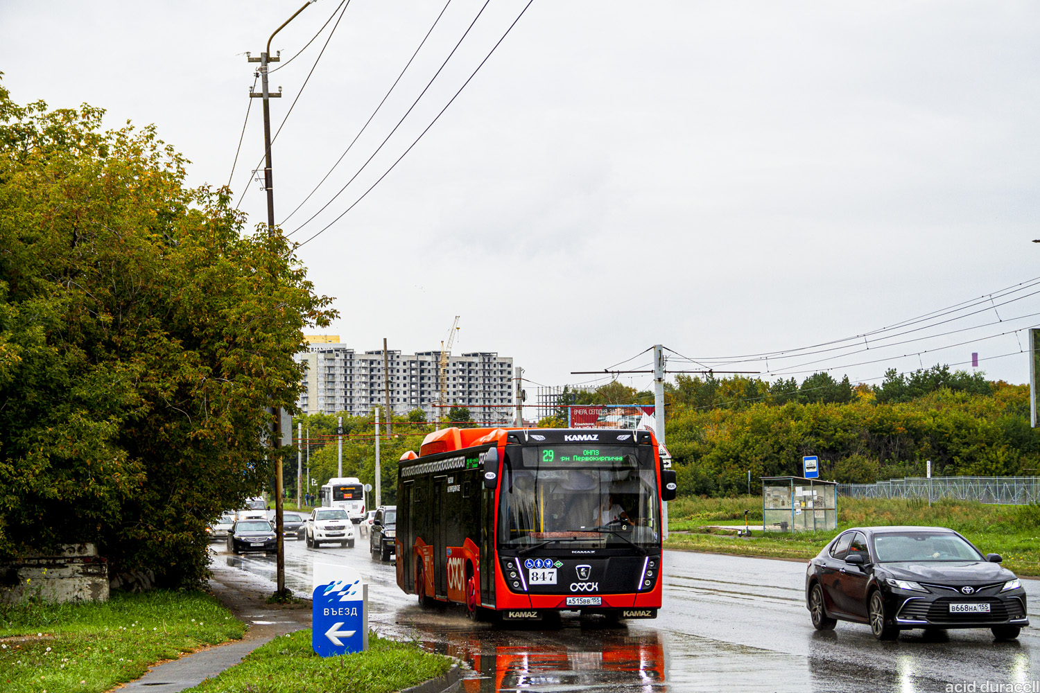 Омская область, НефАЗ-5299-40-57 (CNG) № 847