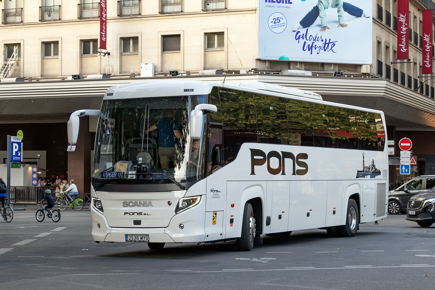 Испания, Scania Touring HD 12.8 № 2536 MYG Испания, Scania Touring HD 12.8 № 2536 MYG