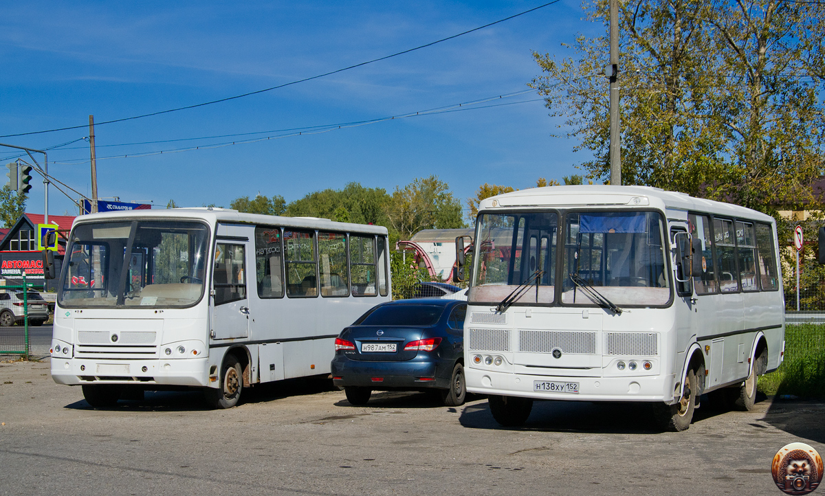 Нижегородская область, ПАЗ-320302-12 № Р 196 АУ 152; Нижегородская область, ПАЗ-32053 № Н 138 ХУ 152