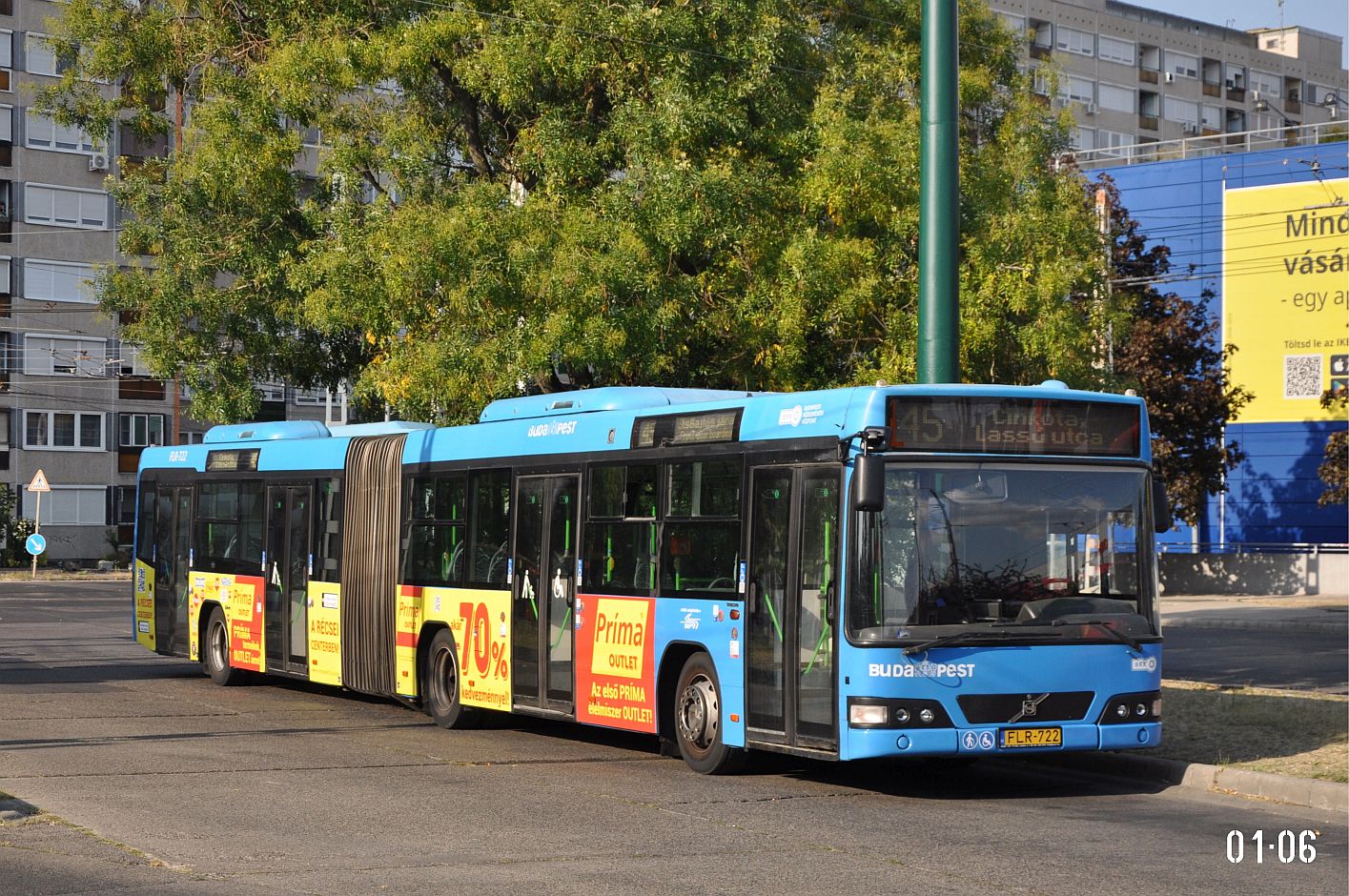 Венгрия, Volvo 7700A № FLR-722