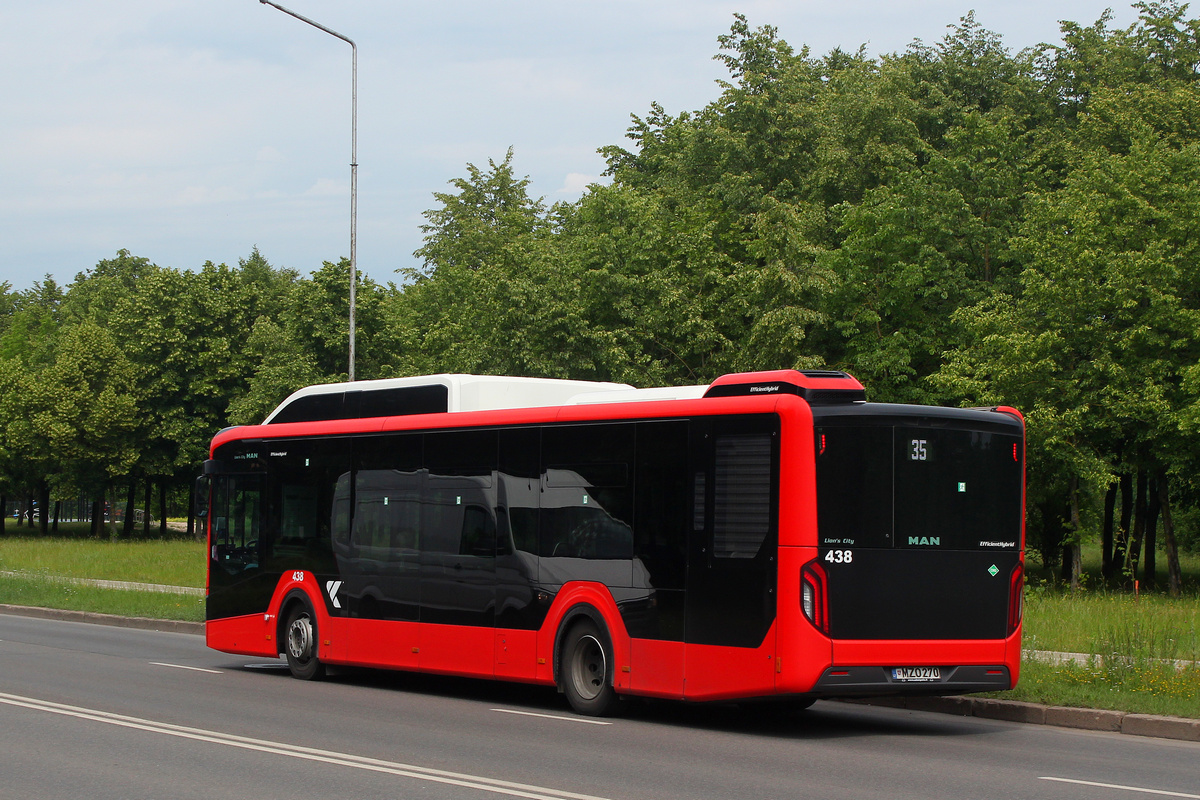 Литва, MAN 12C Lion's City 12 G NL280 EfficientHybrid № 438
