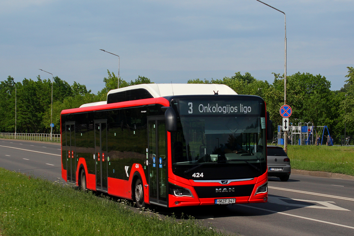Литва, MAN 12C Lion's City 12 G NL280 EfficientHybrid № 424