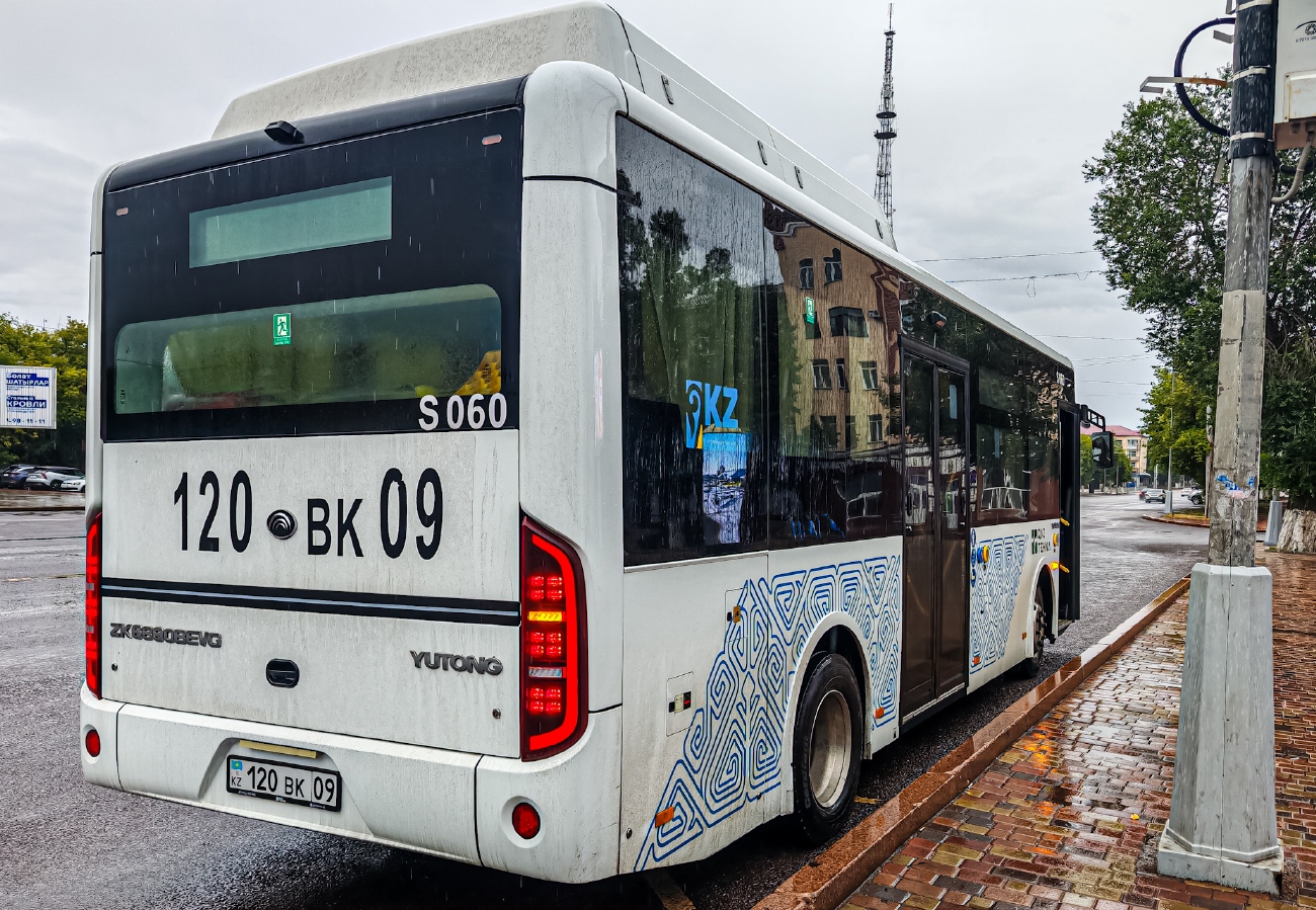 Карагандинская область, Yutong ZK6890BEVG (Qaztehna) № 120 BK 09
