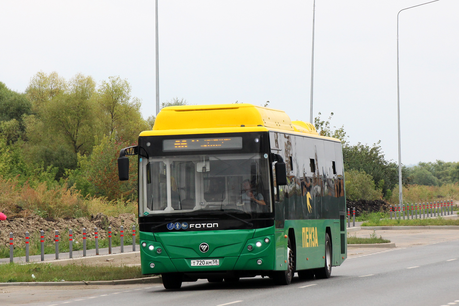 Пензенская область, Foton BJ6105C6MCD-1 № Т 720 АМ 58