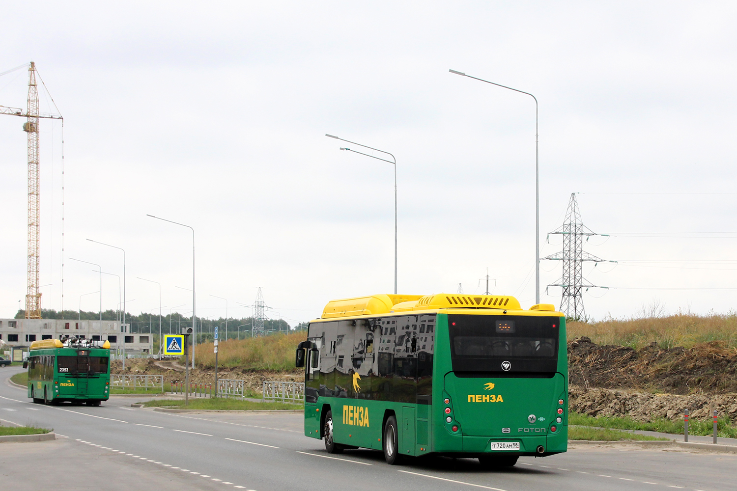 Пензенская область, Foton BJ6105C6MCD-1 № Т 720 АМ 58