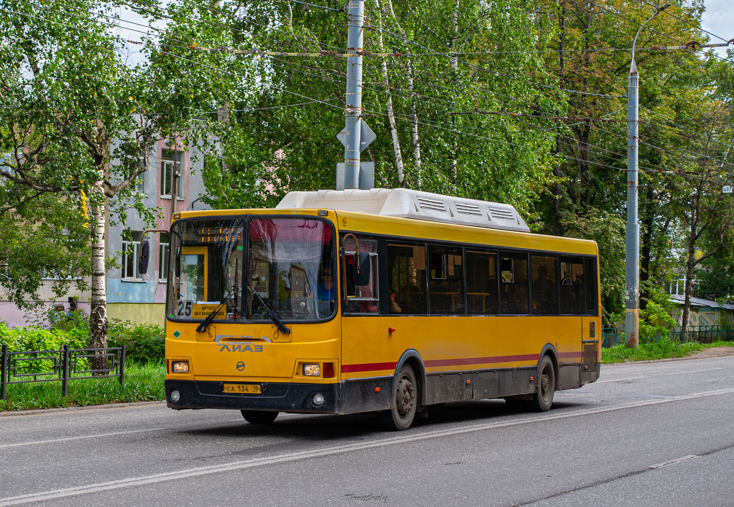 Удмуртия, ЛиАЗ-5256.57 № СА 134 18