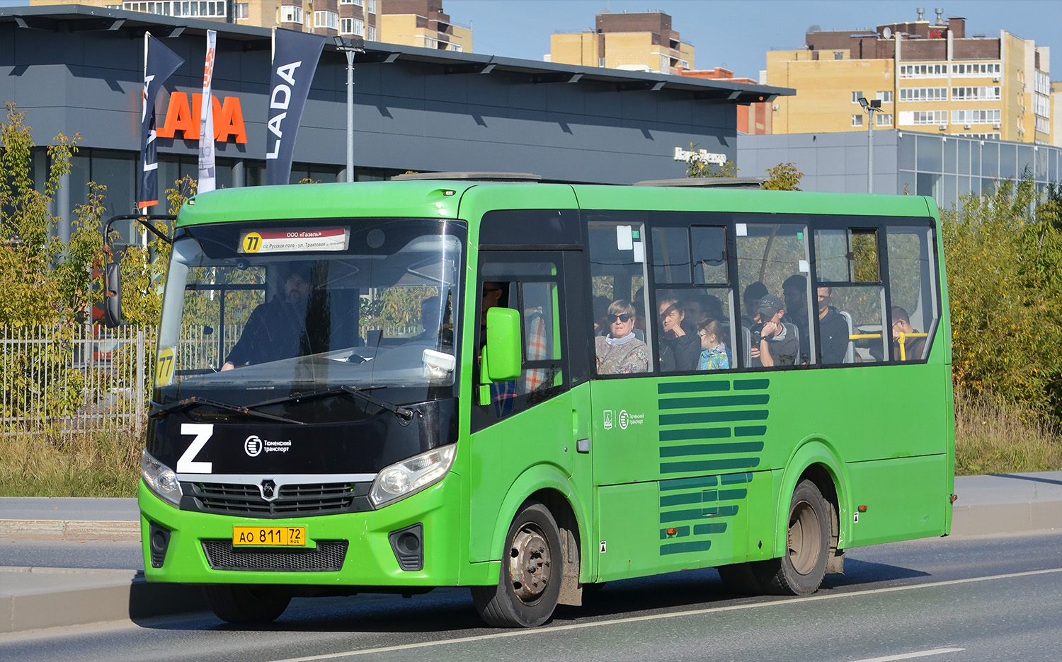 Тюменская область, ПАЗ-320435-04 "Vector Next" № АО 811 72
