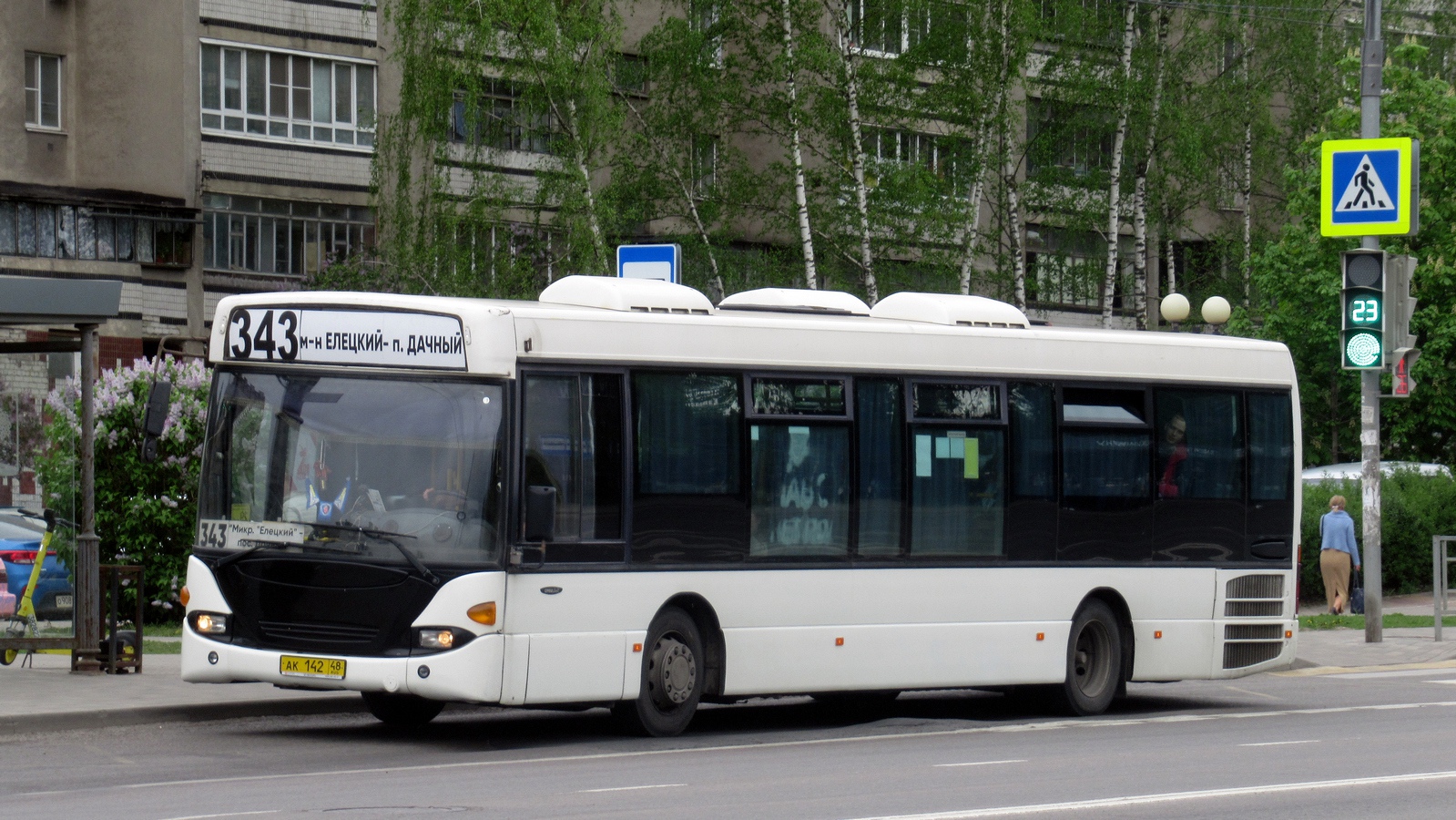 Липецкая область, Scania OmniLink I (Скания-Питер) № АК 142 48