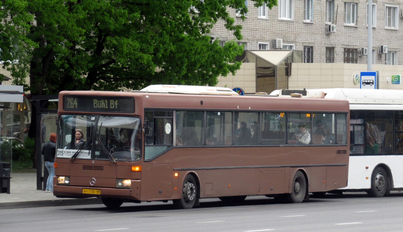 Липецкая область, Mercedes-Benz O405 № АН 030 48