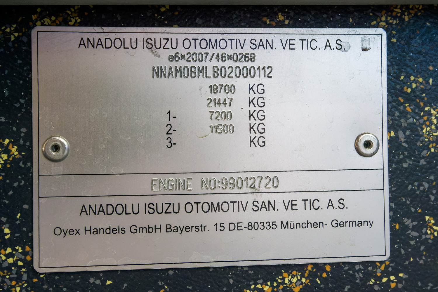 Узбекистан, Anadolu Isuzu Citiport 12 CNG № 07042