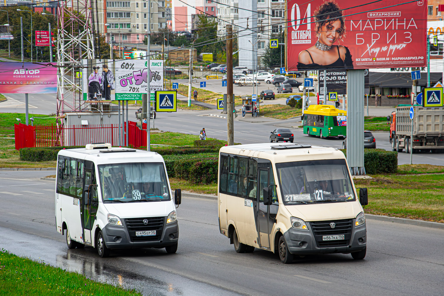 Penza region, GAZ-A64R42 Next č. С 495 ЕР 58; Penza region, GAZ-A64R42 Next č. Н 867 КА 750