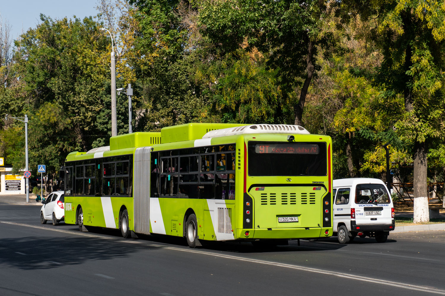 Узбекистан, King Long XMQ6180G № 07674