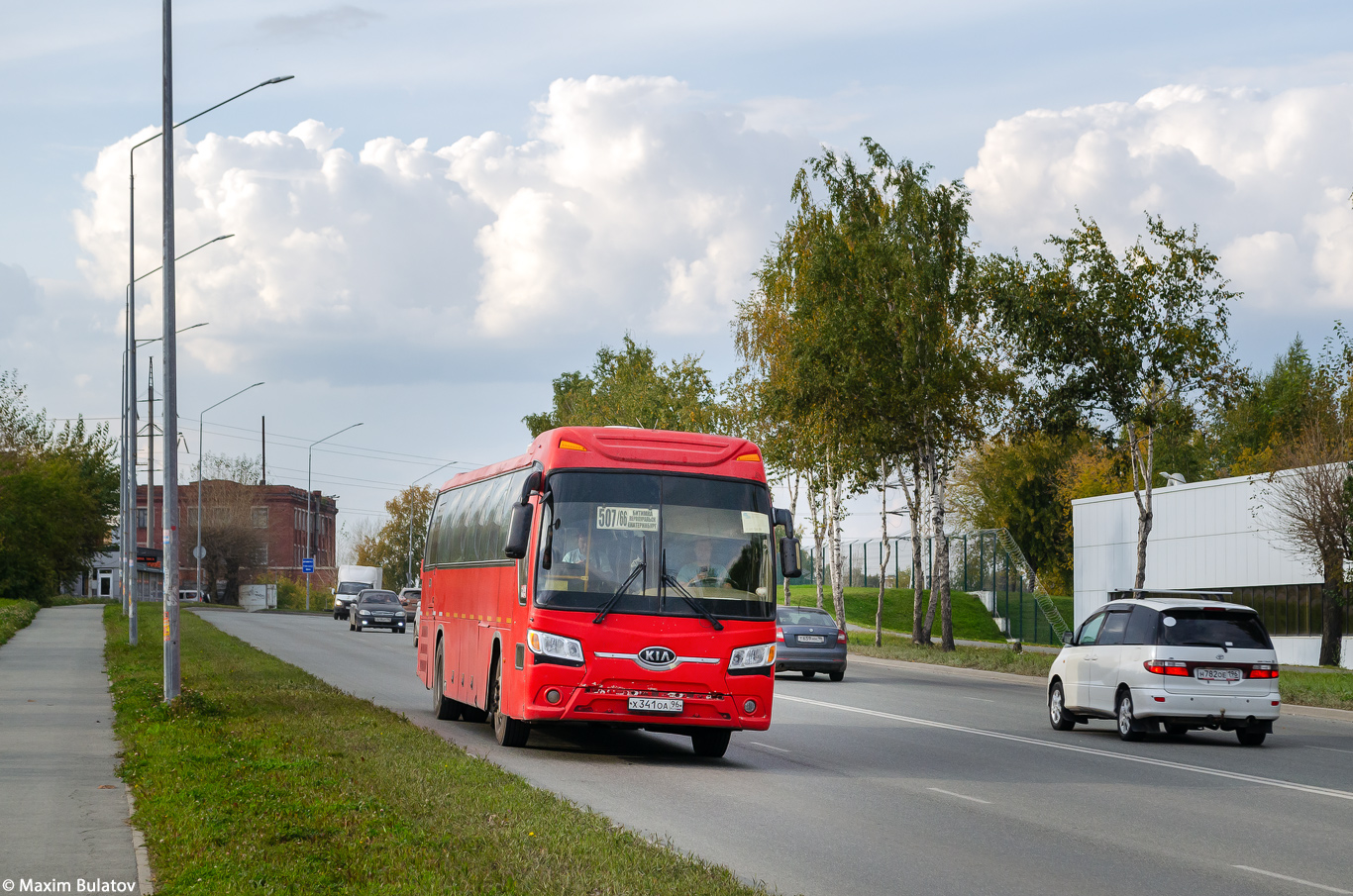 Свердловская область, Kia KM948 Granbird Greenfield № Х 341 ОА 96