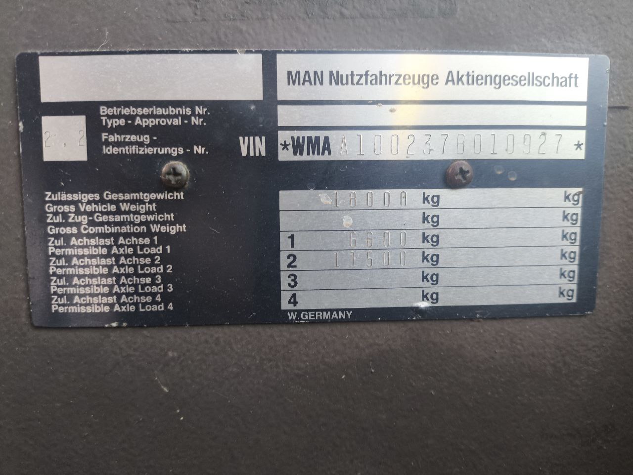 Кировоградская область, MAN A10 NL202 № BA 2445 EH