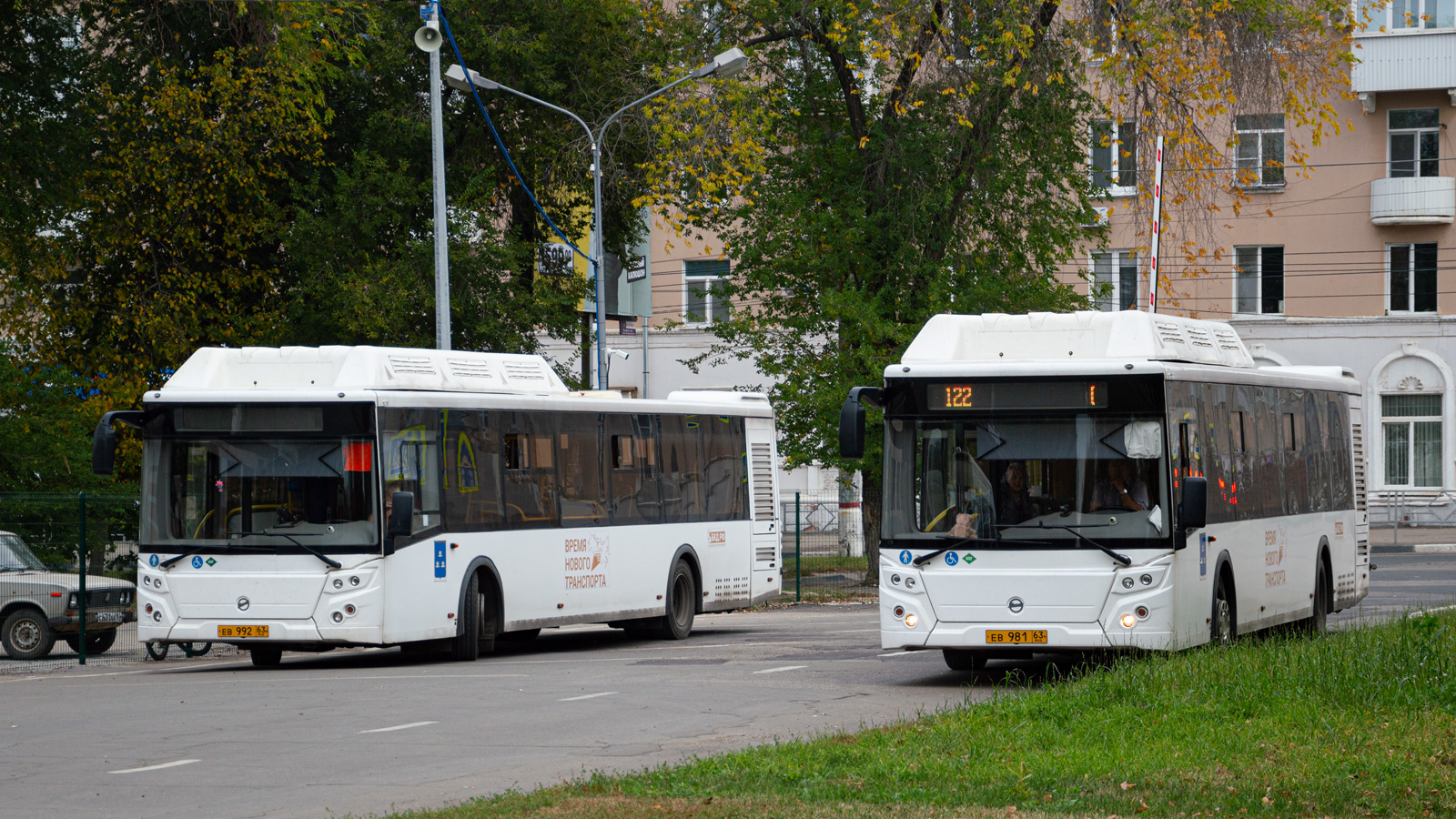 Самарская область, ЛиАЗ-5292.67 (CNG) № ЕВ 992 63; Самарская область, ЛиАЗ-5292.67 (CNG) № ЕВ 981 63; Самарская область — Автовокзалы, автостанции и конечные остановки