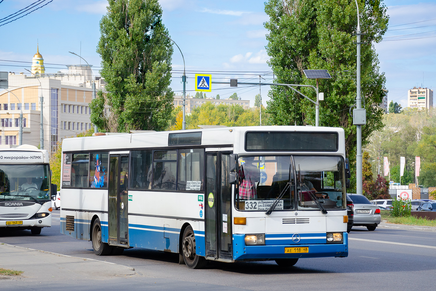 Липецкая область, Mercedes-Benz O405 № АЕ 118 48