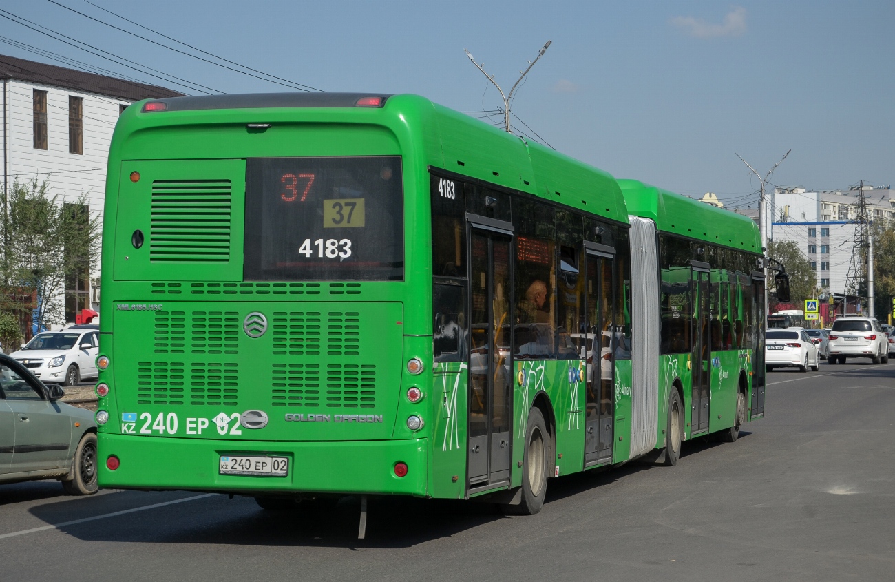 Алматы, Golden Dragon XML6185J13C (Hyundai Trans Auto) № 4183 Алматы, Golden Dragon XML6185J13C (Hyundai Trans Auto) № 4183