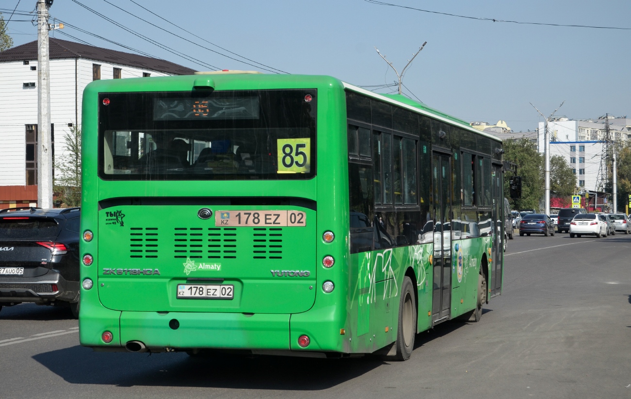Алматы, Yutong ZK6118HGA (QazTehna) № 178 EZ 02 Алматы, Yutong ZK6118HGA (QazTehna) № 178 EZ 02