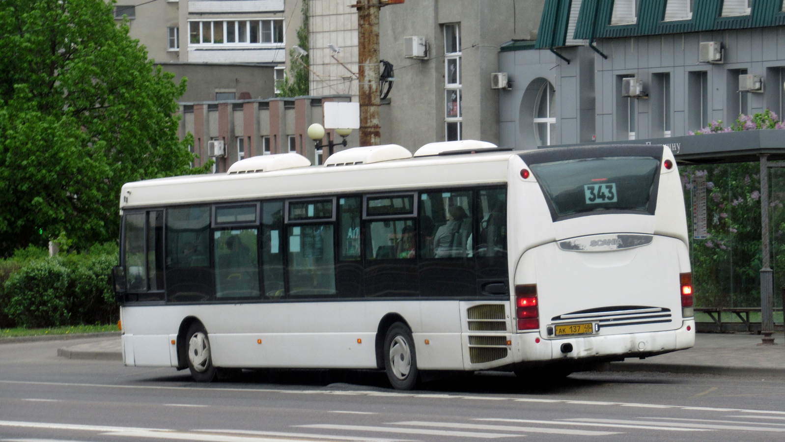 Липецкая область, Scania OmniLink I (Скания-Питер) № АК 137 48