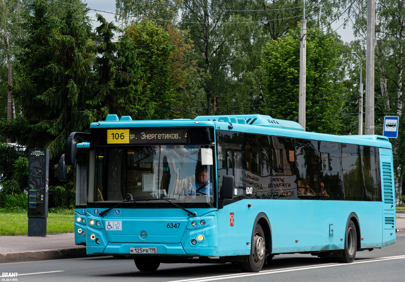 Санкт-Петербург, ЛиАЗ-5292.65 № 6347