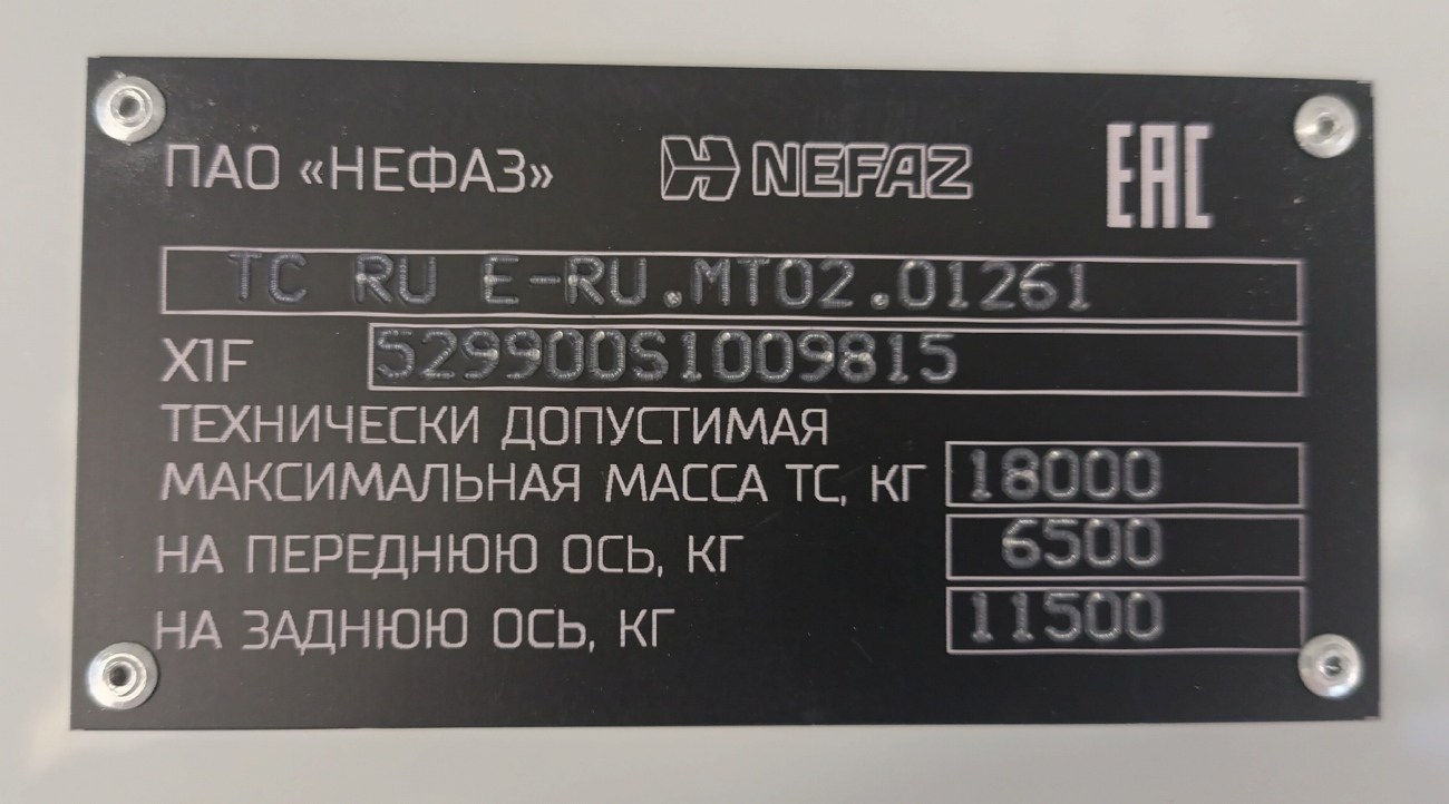 Ростовская область, НефАЗ-5299-30-57 № 00818
