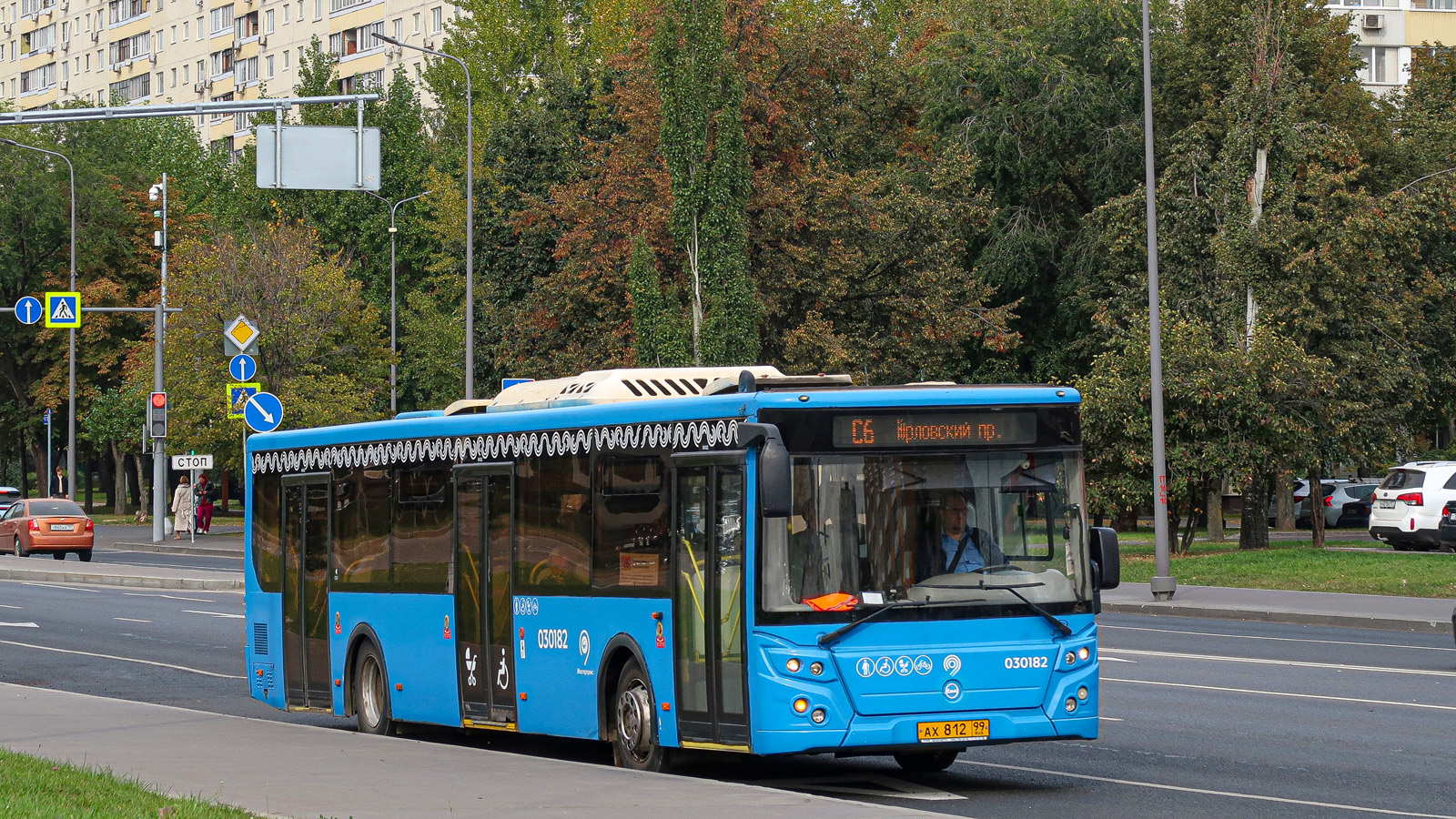 Москва, ЛиАЗ-5292.22 (2-2-2) № 030182