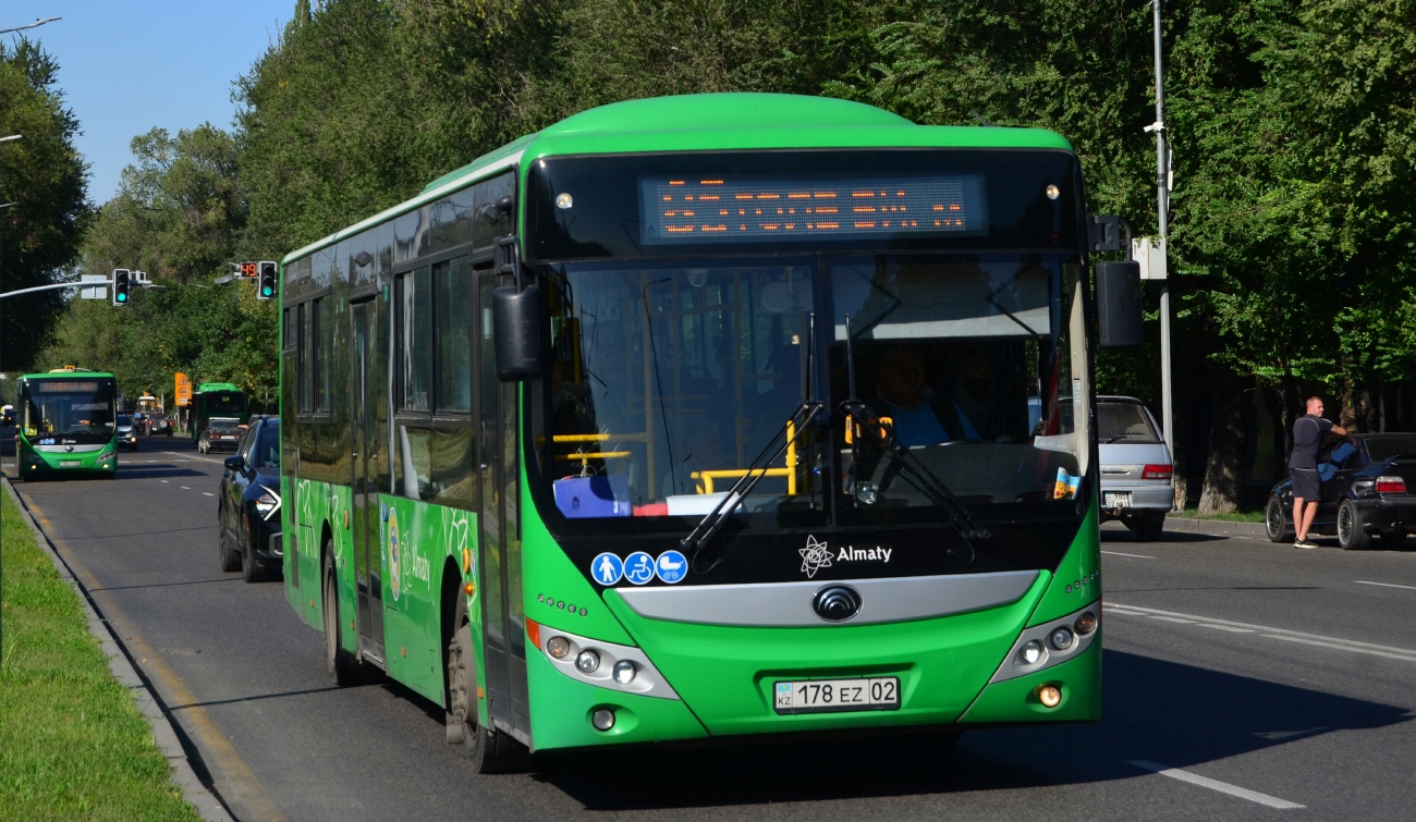 Алматы, Yutong ZK6118HGA (QazTehna) № 178 EZ 02 Алматы, Yutong ZK6118HGA (QazTehna) № 178 EZ 02