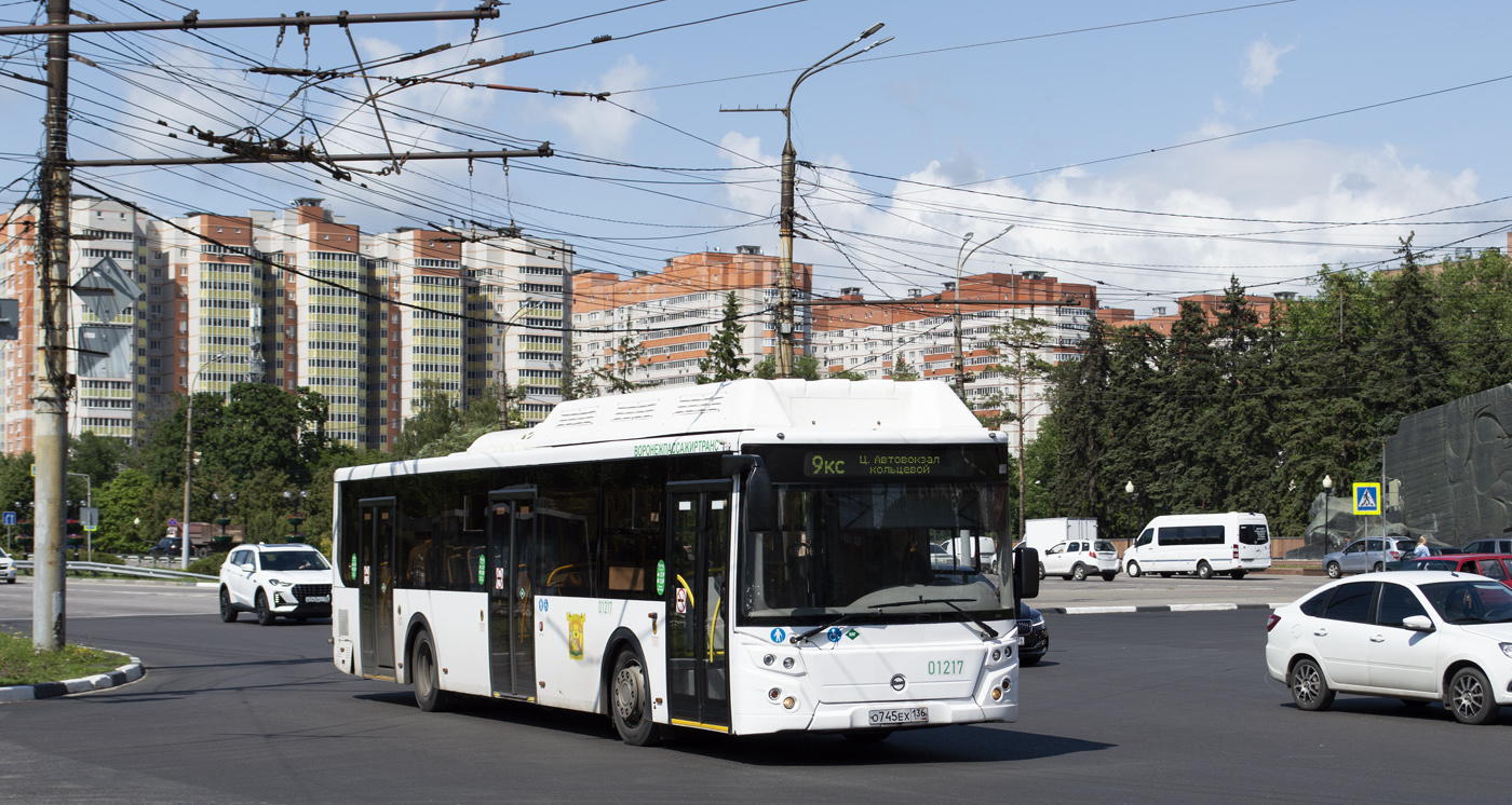 Воронежская область, ЛиАЗ-5292.67 (CNG) № 01217