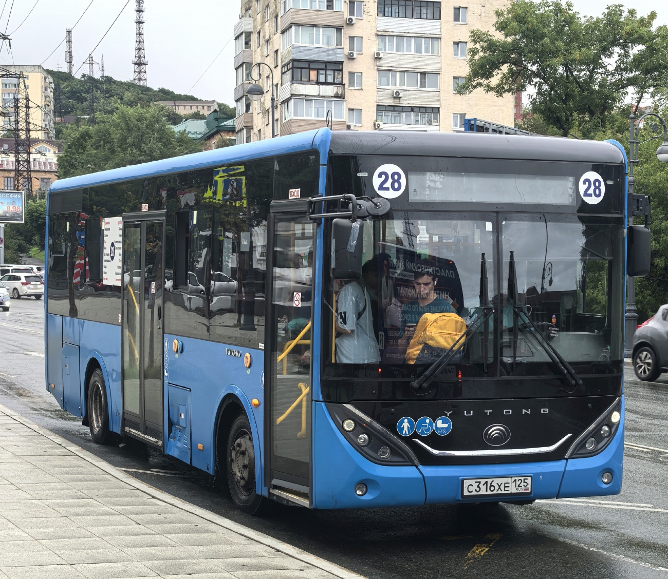 Приморский край, Yutong ZK6890HGQ № С 316 ХЕ 125