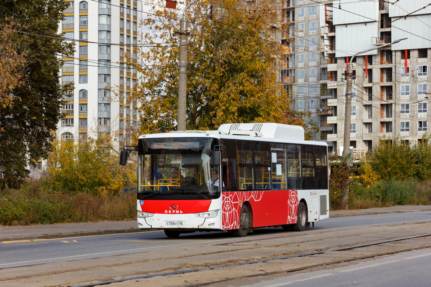 Пермский край, King Long XMQ6106G № Т 758 ХТ 18