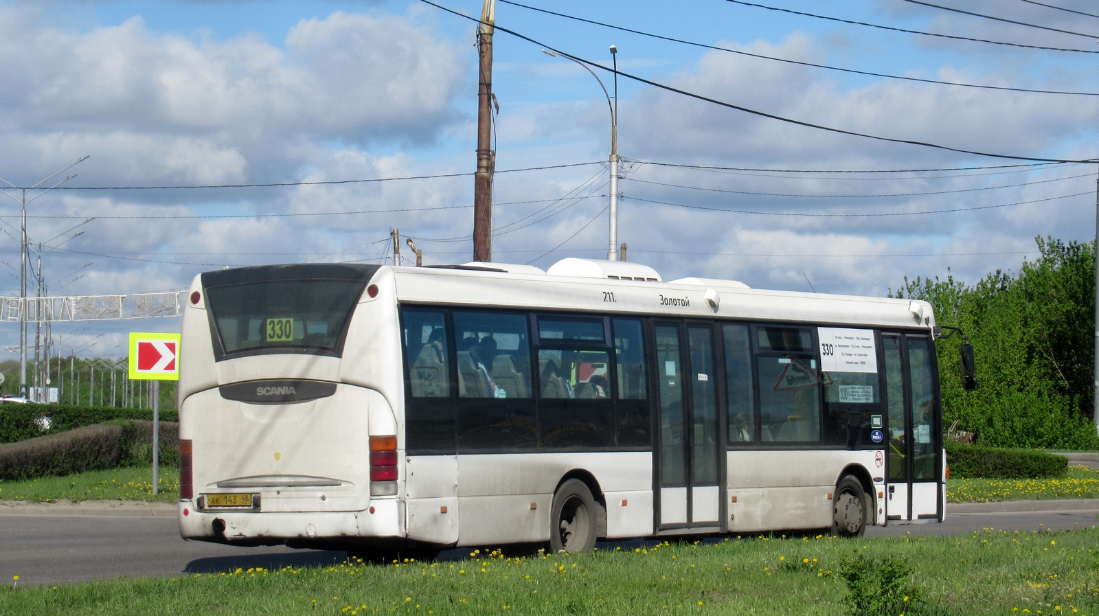Липецкая область, Scania OmniLink I (Скания-Питер) № АК 143 48