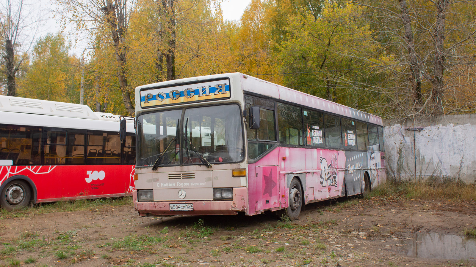 Пермский край, Mercedes-Benz O405 № А 584 СМ 159