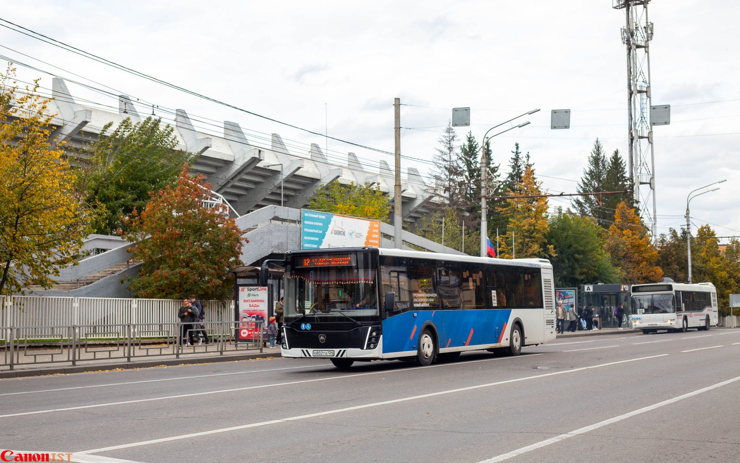 Красноярский край, ЛиАЗ-5292.65 № О 802 ТА 124