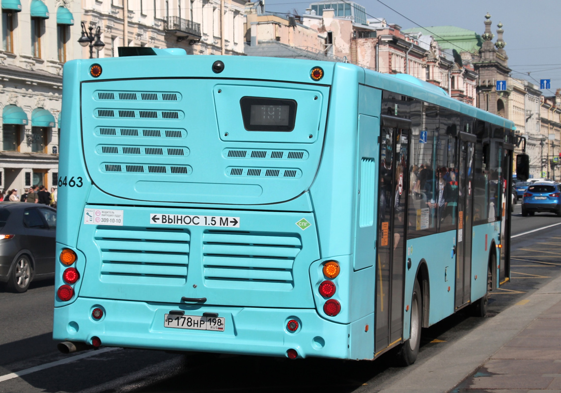 Санкт-Петербург, Volgabus-5270.G4 (LNG) № 6463 Санкт-Петербург, Volgabus-5270.G4 (LNG) № 6463