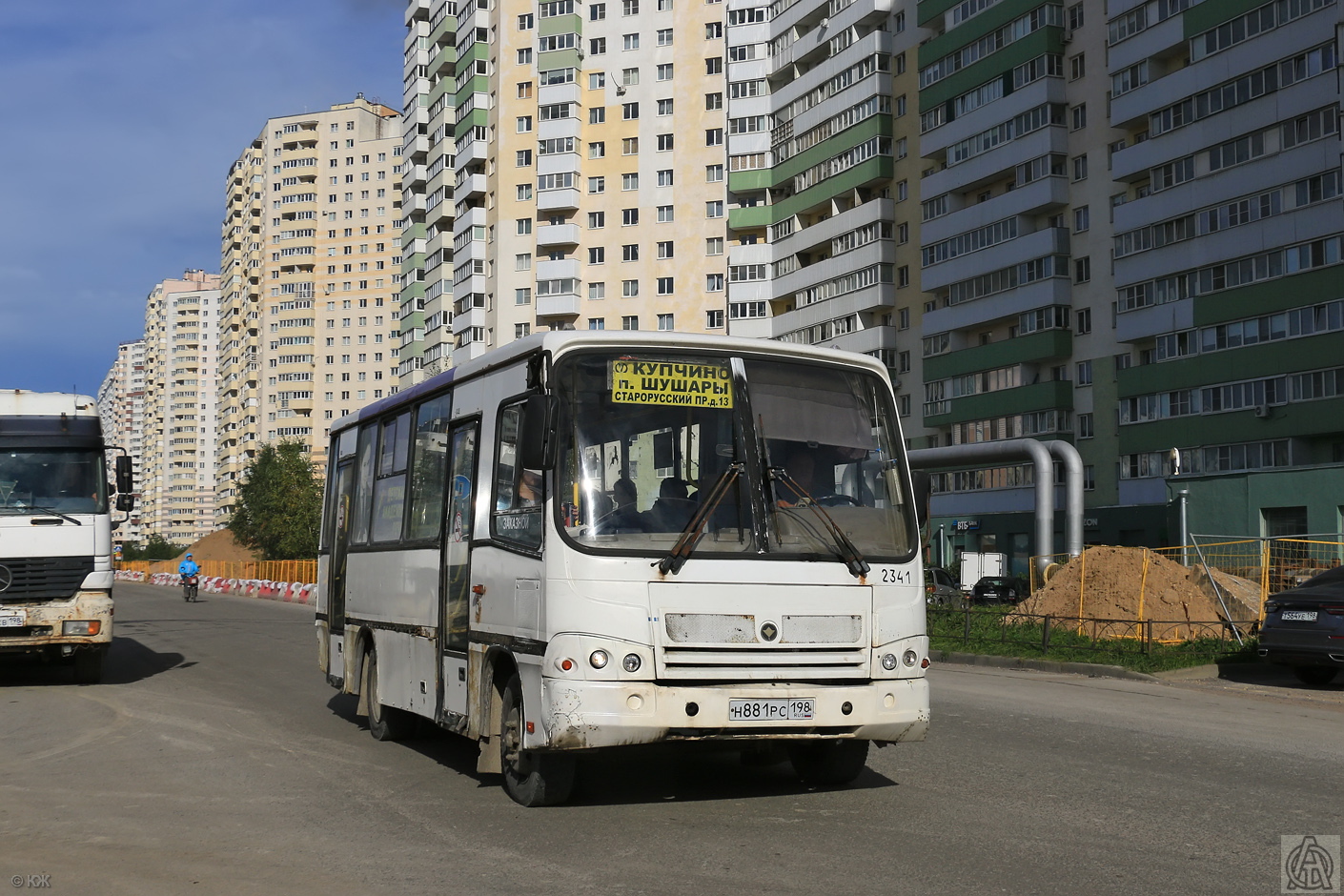 Санкт-Петербург, ПАЗ-320402-05 № Н 881 РС 198