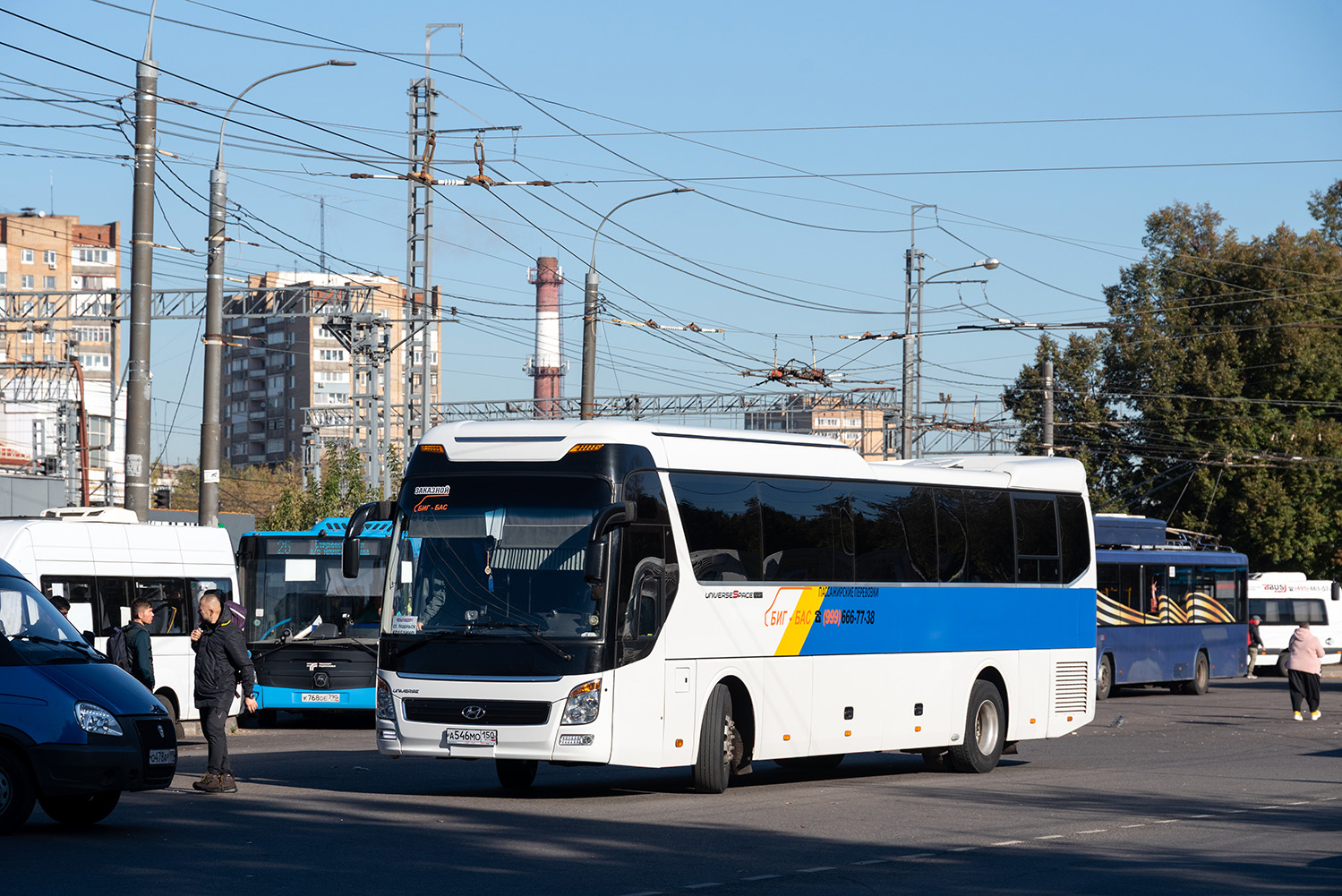 Московская область, Hyundai Universe Space Luxury № А 546 МО 150