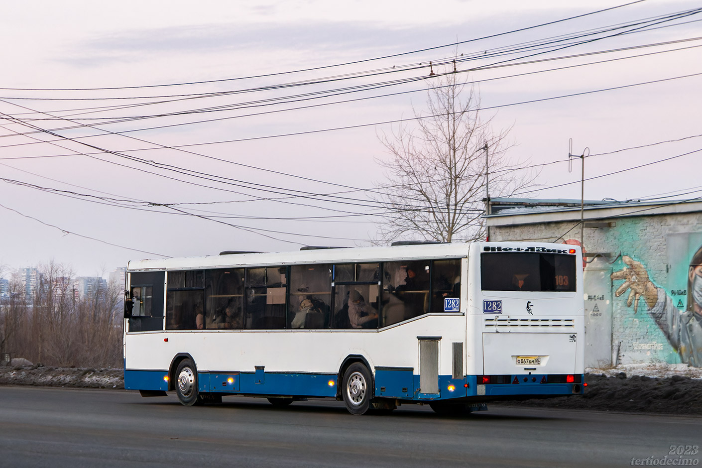 Омская область, НефАЗ-5299-20-15 № 1282