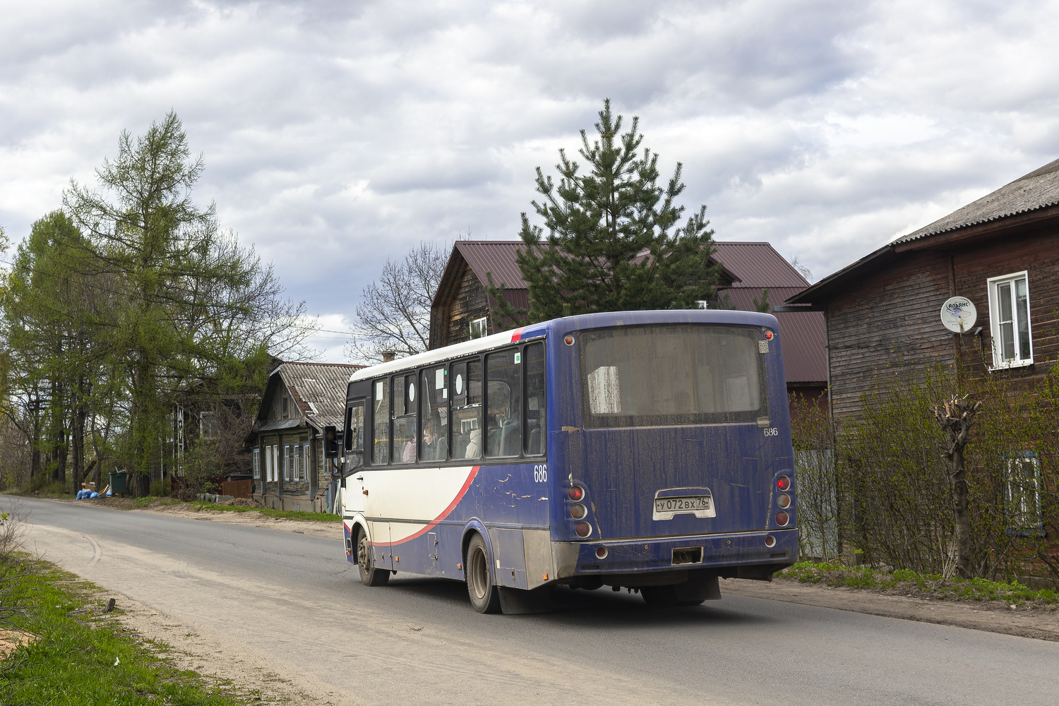 Yaroslavl region, PAZ-320412-04 "Vector" # 686